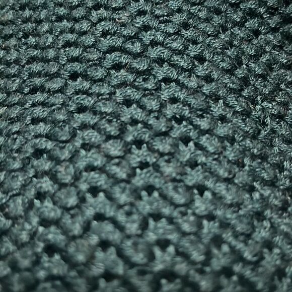 FOREVER 21 FOREST GREEN KNIT CROPPED BOXY PULLOVER SWEATER OVERSIZED LARGE - Picture 5 of 5